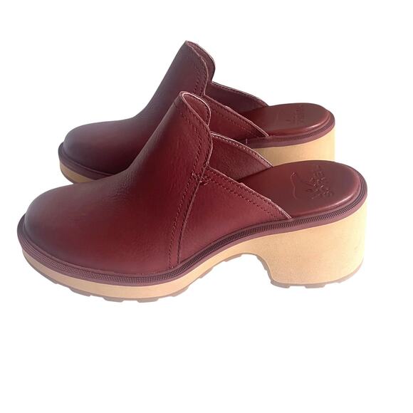 Brand New Sorel Women's Hi Line Heel Mule Boots Spice Tawny Buff US 9 - Picture 5 of 12